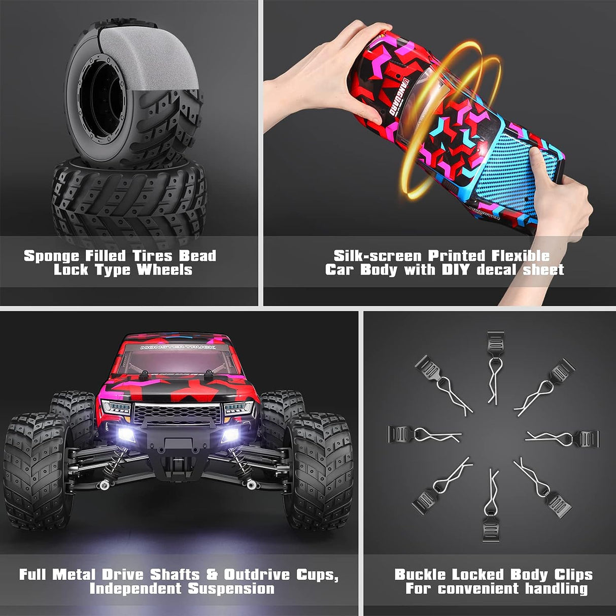 HAIBOXING 903 1/12 Brushed RC Truck with 2 Batteries