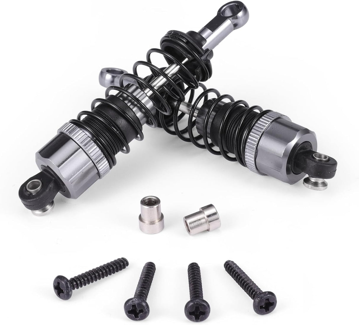 HAIBOXING RC Car Protector 1/12 Scale Accessories Aluminum Capped Oil Rear Shocks Apply to HBX 903& 905 & 12815(90201R)