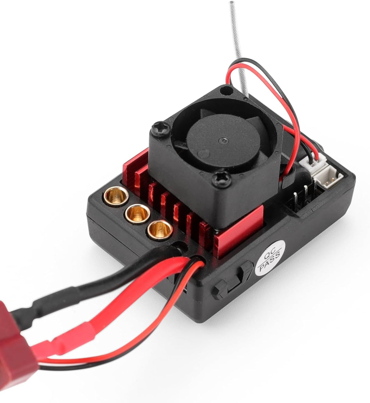 HAIBOXING 1/12TH 1/16TH Scale RC Cars Part Receiver, Brushless RC Truck Spare Parts Brushless ESC/Receiver with Cooling Fan Apply to 903A & 16890A (E785)