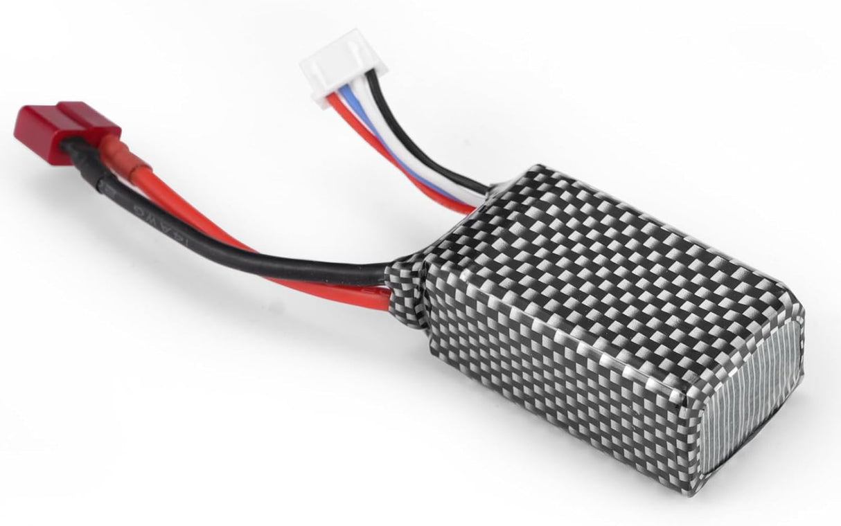 HAIBOXING Brushless RC Cars 3S Polymer Lithium-ion battery HPY 703462,1/16th 1/14 Scale Spare Parts 11.1V, 1300mAh, 14.43Wh RC Truck Upgraded Batteries Apply to 16890SA & 3100A(11113S)