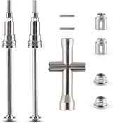 HAIBOXING 1/18 RC Cars Spare Parts Metal Front Universal Shafts & Metal Diff. Cups & Pins & Lock Nut M3 M1884 Apply to 2021 New Version 18859A & 18859 & 18858 & 18868 (M1883 &M1903)