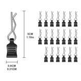 HAIBOXING RC Cars 1/18th & 1/12th Spare Parts,Remote Control Truck Body Clips 20pcs Apply to 18858 & 18859 & 18859A & 12815 & 2995 H166