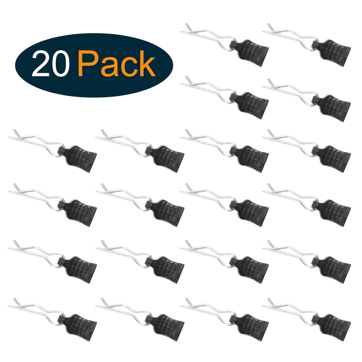 HAIBOXING RC Cars 1/18th & 1/12th Spare Parts,Remote Control Truck Body Clips 20pcs Apply to 18858 & 18859 & 18859A & 12815 & 2995 H166