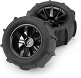 HAIBOXING RC Car Spare Parts Tires,1/16 Brushless Remote Control Trucks Replacement Paddle Tires (Front/Rear) Snowfield sand Apply to 16890A & 16890SA (M16831)