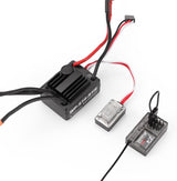 HAIBOXING 1/16TH Scale RC Cars Spare Parts Receiver, RC Truck Replacement Separate HW Brushless ESC and 2.4GHz Receiver with Bind Plug Apply to 16890SA & 3100A(E780 & E781)