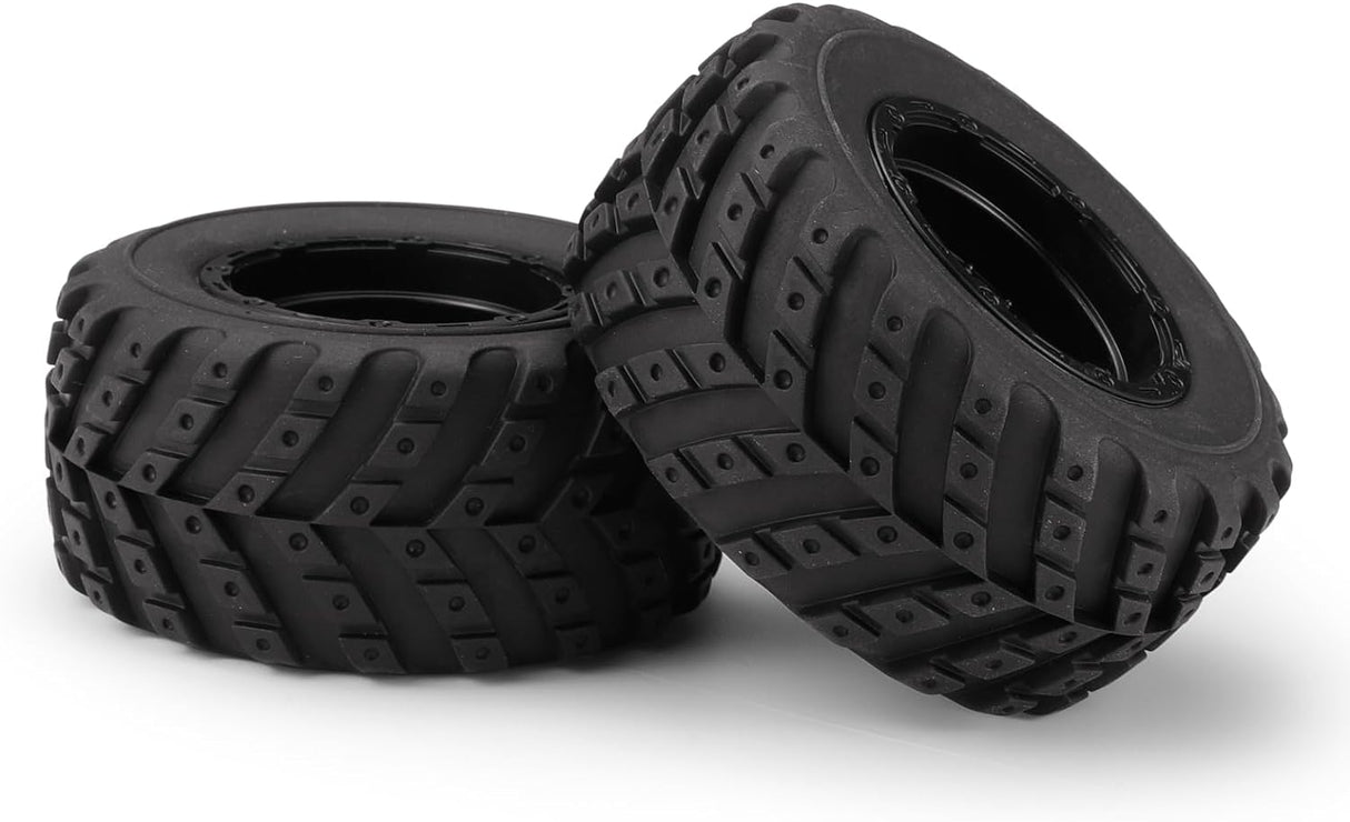 HAIBOXING 1/12th Scale Remote Control Cars Accessories Tires, Brushless RC Truck Spare Parts Wheel Complete 2pcs Apply to HBX 903 & 903A (90115)