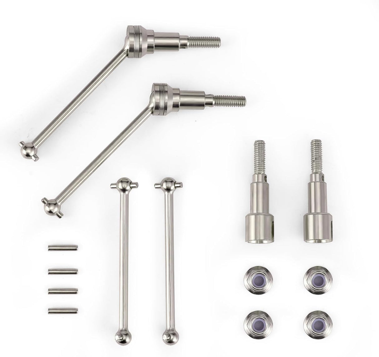 HAIBOXING RC Car Spare Parts Metal Front Universal Drive Shafts and Rear Drive Shafts Apply to 16889 & 16890A & 16889A(M16105 & M16106 & M16107)