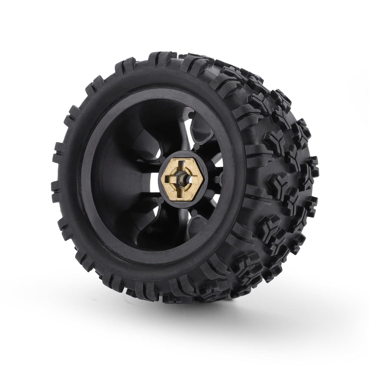 HAIBOXING RC Car 1/18 Scale Spare Part for 2021 New Version 18859A Metal Wheel Hex. with Wheel Flange Lock Nut T002 T2121