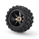 HAIBOXING RC Car 1/18 Scale Spare Part for 2021 New Version 18859A Metal Wheel Hex. with Wheel Flange Lock Nut T002 T2121