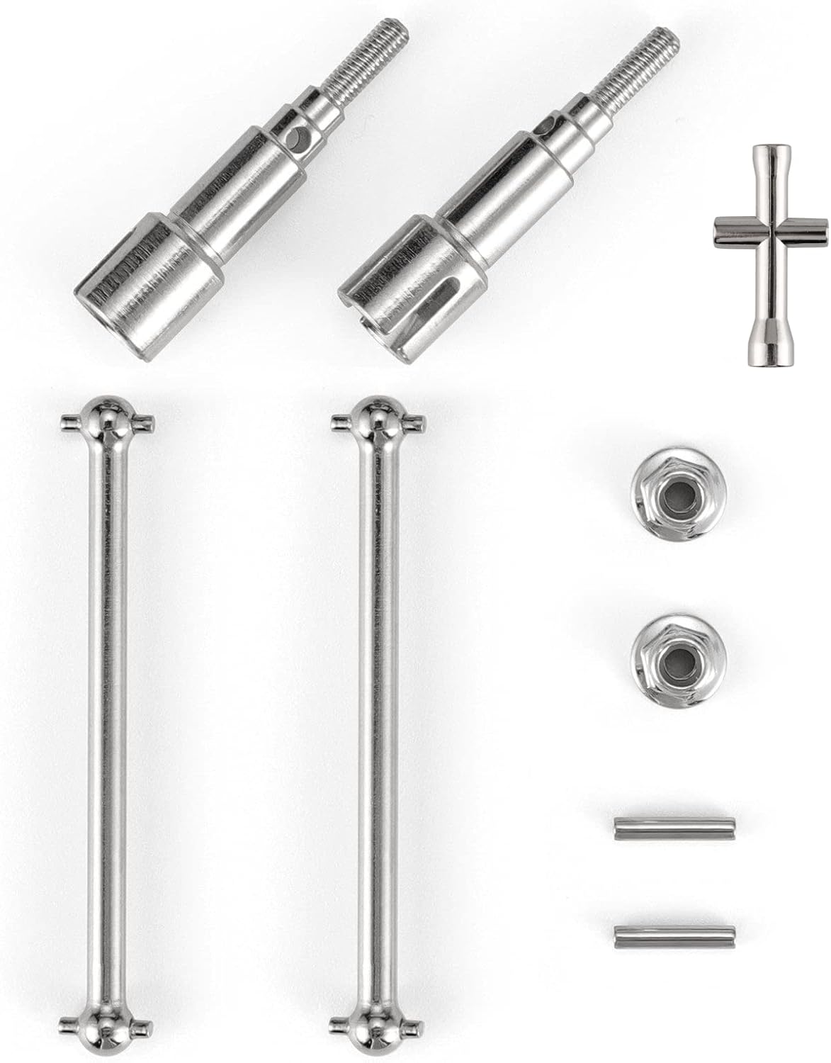 HAIBOXING RC Trucks 1/18 Scale Upgraded Spare Part for 2020 New Version 18859 Metal Rear Drive shafts M1883 & M1885& M1817