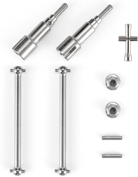 HAIBOXING RC Trucks 1/18 Scale Upgraded Spare Part for 2020 New Version 18859 Metal Rear Drive shafts M1883 & M1885& M1817