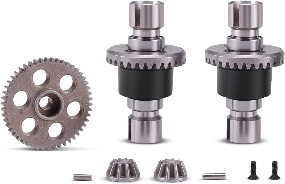 HAIBOXING 1/12th RC Car Spare Parts Sintered Steel Spur Gear & Drive Pinions & Steel Machine Diff. Complete w/Metal Cups Apply to 903A(90203 & 90202)