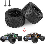 RC Car Spare Parts Truck Wheels Complete(Front/Rear) 2pcs Apply to 2020 New Version 18859 M1820