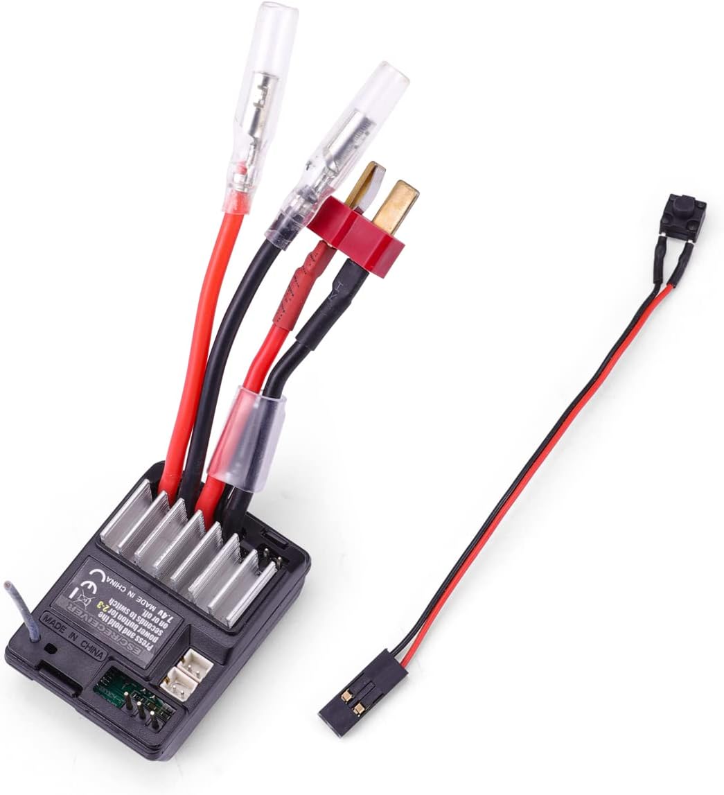 HAIBOXING 1/12TH Scale RC Cars Spare Parts Waterproof Brushed ESC/Receiver Apply to 905&903 (90127)