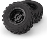 HAIBOXING 1/12th Scale Remote Control Cars Accessories Tires, Brushless RC Truck Spare Parts Wheel Complete 2pcs Apply to HBX 903 & 903A (90115)