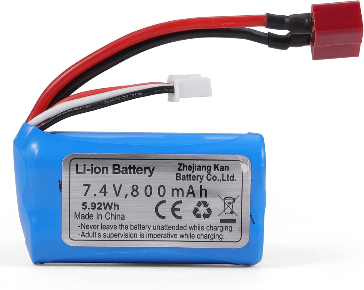 HAIBOXING RC Boats Spare Parts Apply to HBX X03 7.4V 800mAh 5.92Wh Li-ion Battery Pack X03-15