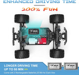 HAIBOXING 18859(Blue) 1/18 Brushed RC Truck with 2 Batteries