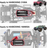 HAIBOXING Brushless RC Cars 3S Polymer Lithium-ion battery HPY 703462,1/16th 1/14 Scale Spare Parts 11.1V, 1300mAh, 14.43Wh RC Truck Upgraded Batteries Apply to 16890SA & 3100A(11113S)