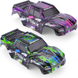 HAIBOXING Brushless RC Cars Spare Parts, 1/18 Car Body Shell 2pcs Green and Purple Apply to 18859A,2022 New Versions with The Body Roof Cage M2005 (M2001 & M2002)