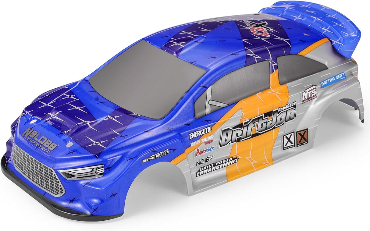 HAIBOXING Remote Control Car Spare Parts,1/18TH Drift RC Car Body Shell Blue Replacement Part Apply to 2197 (2197B01)