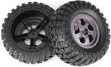 HAIBOXING RC Cars Accessories Tires, 1/12th Scale RC Buggy Spare Parts Wheel Complete 2pcs Apply to HBX 905 12815 (90140)
