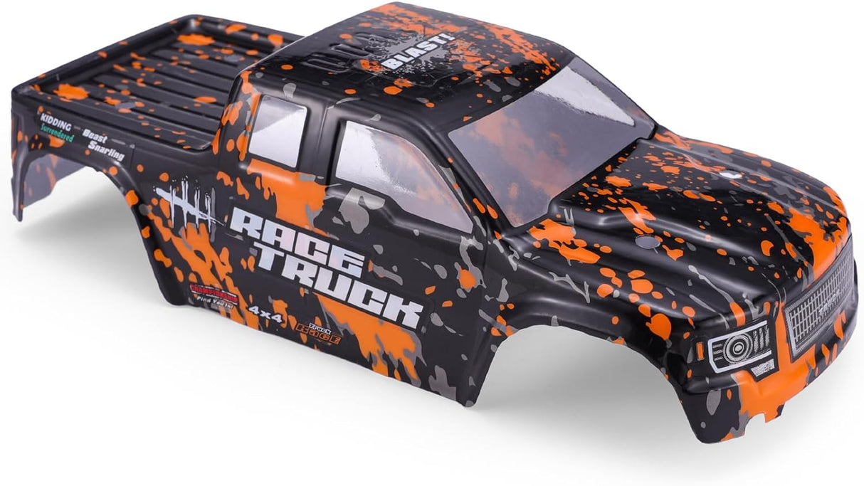 HAIBOXING RC Car Spare Parts,1/18TH Trcuk Body Shell Orange Apply to 2020 New Version 18859 M1833
