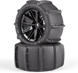 HAIBOXING RC Car Spare Parts Tires,1/16 Brushless Remote Control Trucks Replacement Paddle Tires (Front/Rear) Snowfield sand Apply to 16890A & 16890SA (M16831)