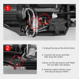 HAIBOXING 1/12TH Scale RC Cars Spare Parts Waterproof Brushed ESC/Receiver Apply to 905&903 (90127)