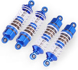 HAIBOXING 1/16 RC Cars Spare Parts Full Aluminum Oil Shocks 4pcs, RC Trucks Upgraded Parts Apply to 16889 & 16890A & 16889A (16HOP1)