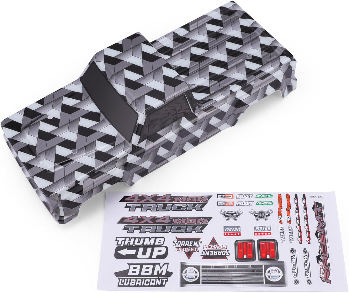 HAIBOXING Brushless 1/12TH RC Cars Spare Parts, Body Shell Apply to 903A,Trcuk Body(90132B2)