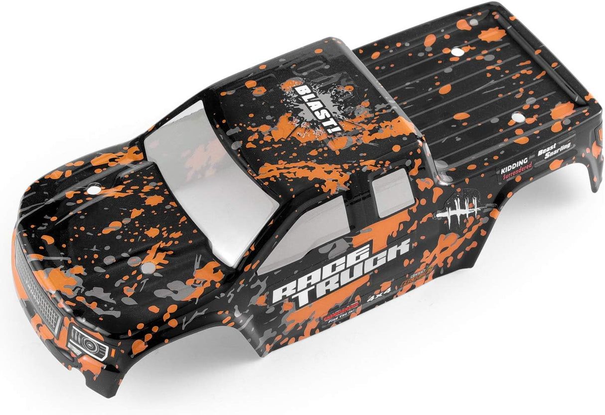 HAIBOXING RC Car Spare Parts,1/18TH Trcuk Body Shell Orange Apply to 2020 New Version 18859 M1833