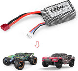 HAIBOXING Brushless RC Cars 3S Polymer Lithium-ion battery HPY 703462,1/16th 1/14 Scale Spare Parts 11.1V, 1300mAh, 14.43Wh RC Truck Upgraded Batteries Apply to 16890SA & 3100A(11113S)