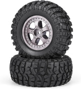 HAIBOXING RC Cars Accessories Tires, 1/12th Scale RC Buggy Spare Parts Wheel Complete 2pcs Apply to HBX 905 12815 (90140)