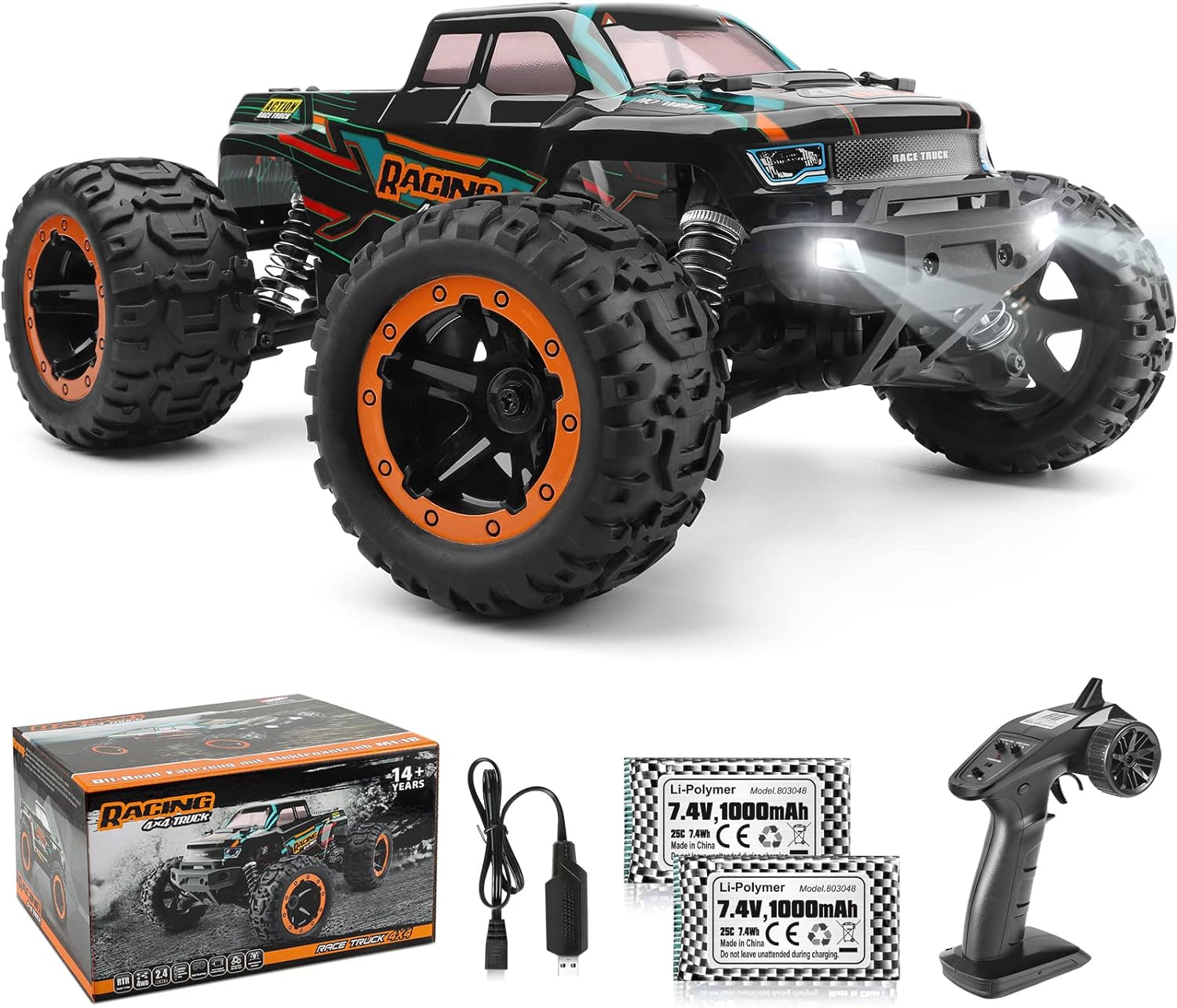 HAIBOXING 16889(Blue) 1/16 Brushed RC Truck – Haiboxing