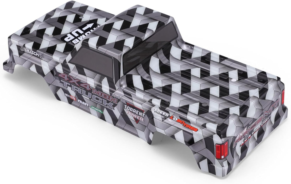 HAIBOXING Brushless 1/12TH RC Cars Spare Parts, Body Shell Apply to 903A,Trcuk Body(90132B2)