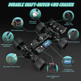 HAIBOXING 18858E(Black) 1/18 Brushed RC Buggy with 2 Batteries