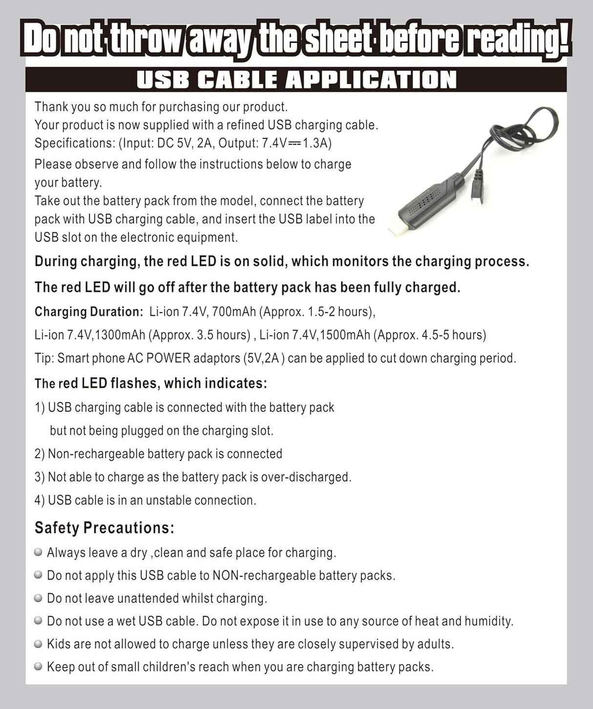 HAIBOXING 18859E-E001 RC CAR Charger Apply to 903 903A 905 3100A 2995 2105 2997A 16889 16890A 16890SA 18858,18859,18868,18859A,2196,2197,,18859E,18858E,18872,18856