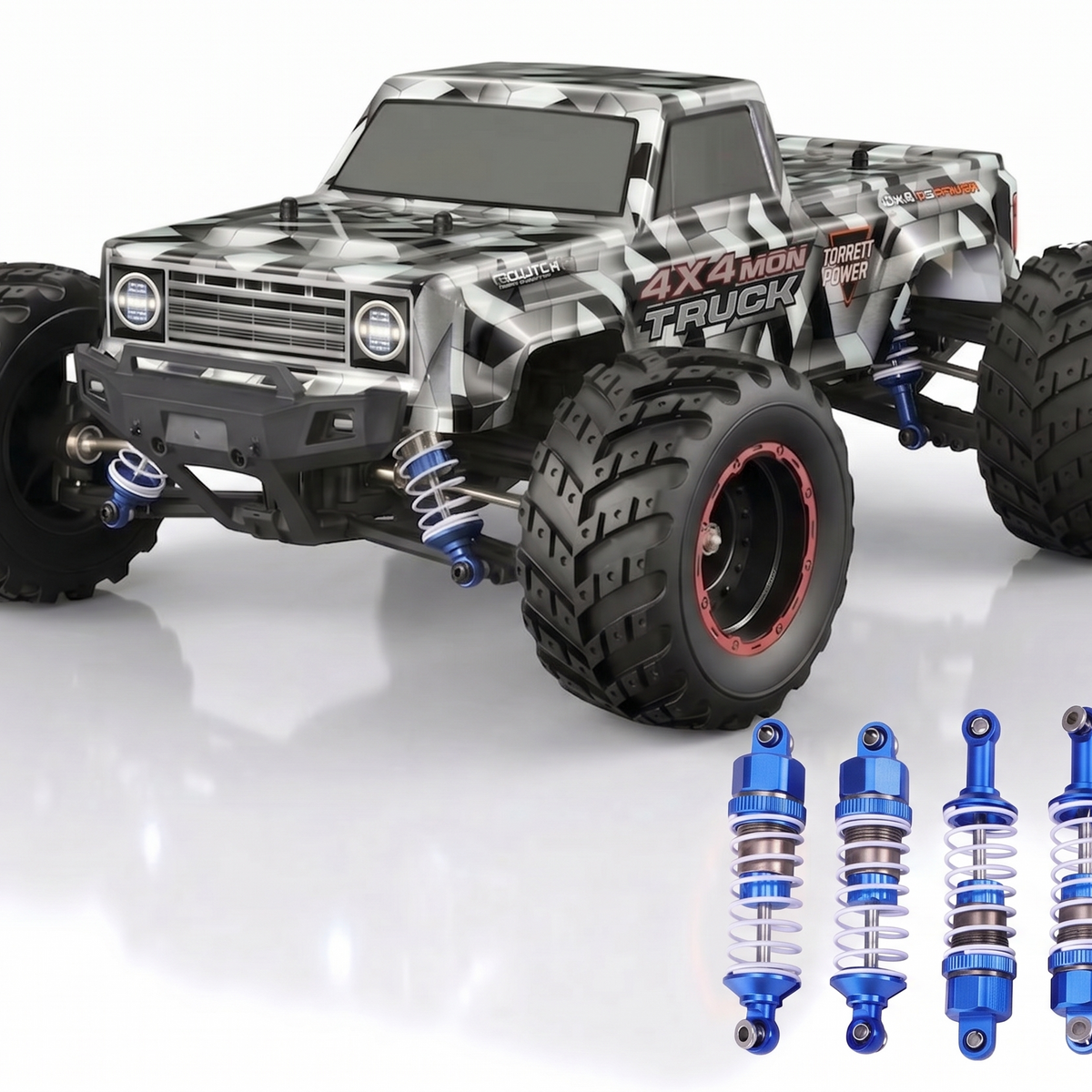HAIBOXING 903A 1/12 Brushless RC Truck with 4 shocks – Haiboxing