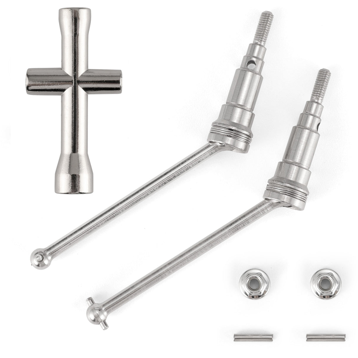 HAIBOXING 1/18 RC Cars Metal Front Universal Shafts & Metal Diff. Cups & Pins Apply to 2021 New Version 18859A & 18859 & 18858 & 18868 (M1903+T002)