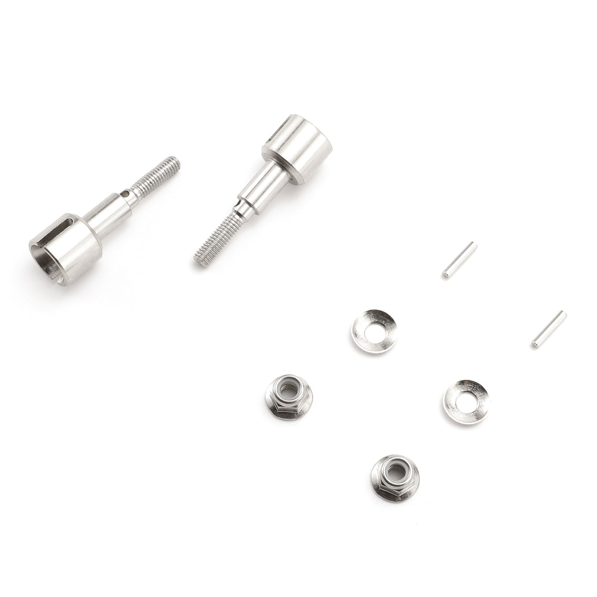 HAIBOXING T2113 Rear Wheel Shafts + Lock Nuts +Pins for HBX2995,2997A,