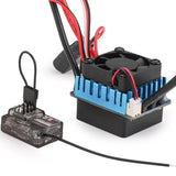 HAIBOXING 1/12TH Scale RC Car Spare Parts, Brushless Remote Control Truck Replacement 45A Brushless ESC and 2.4GHz Receiver w/Bind Plug Apply to 2997A(T2704 & E780)