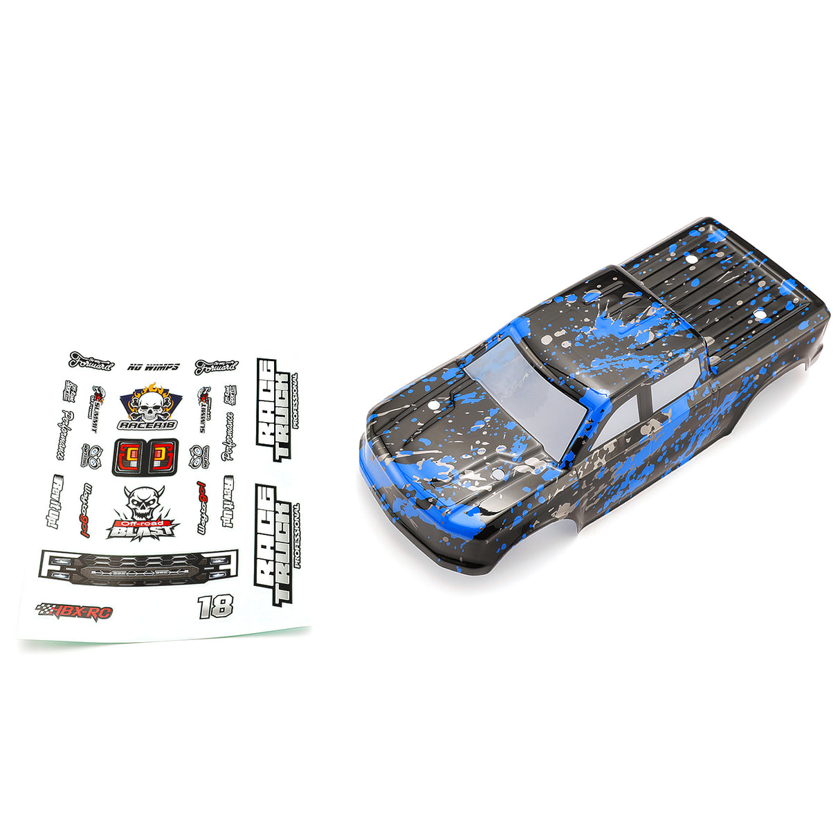 HAIBOXING P1866 Truck Body (Blue) +Decal Sheet for HBX18859E